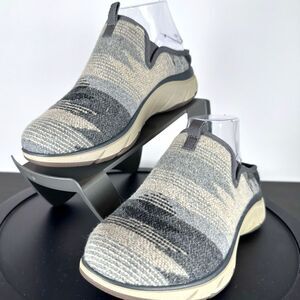 Bionica Akina Gray Wool Slip On Clog Mules Comfort Shoes Womens Size 8 Aztec New